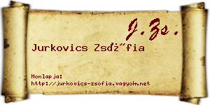 Jurkovics Zsófia névjegykártya